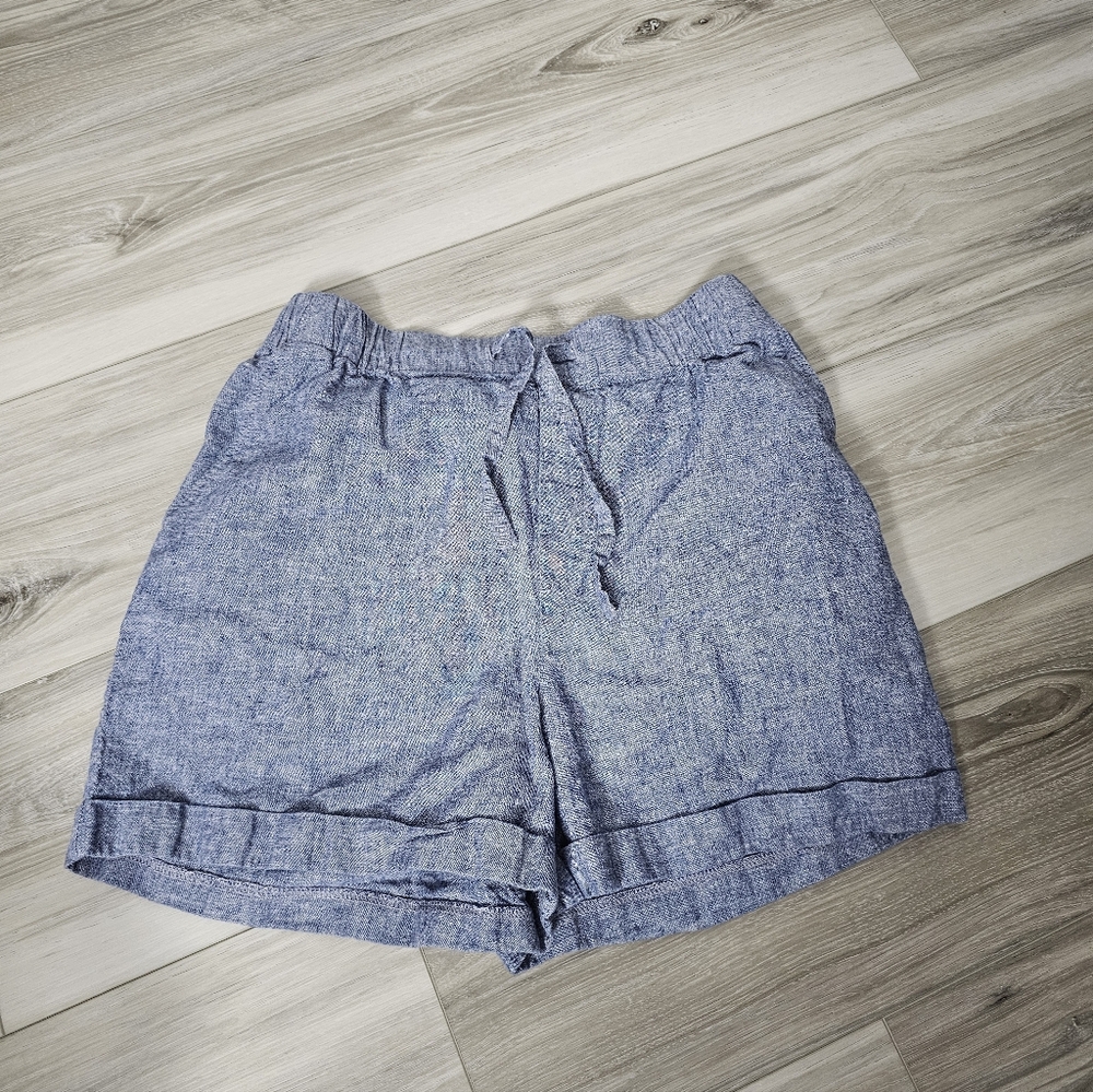 Uniqlo Cotton Linen Shorts 26-27 Waist
